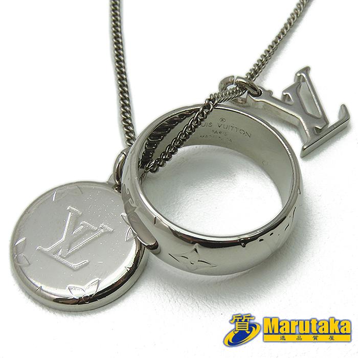 ◇ルイヴィトン◇新品仕上済 モノグラム リング ネックレス M62485 23g LOUIS VUITTON（ルイ・ヴィトン） 並行輸入 ネックレス モノグラム