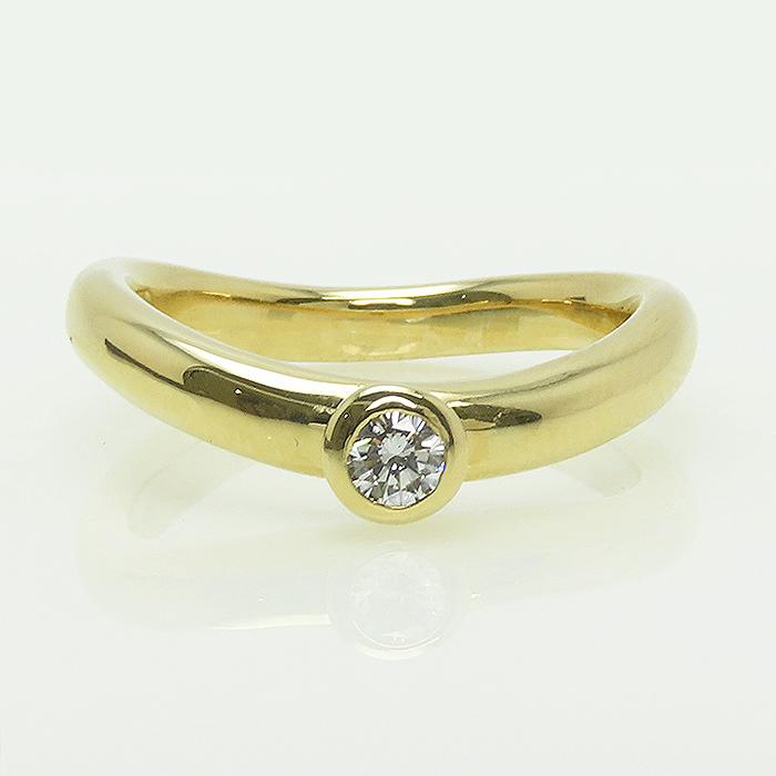 K18 ダイヤモンド リング 】 指輪 18金 0.10ct 4.3g #8.5 ジュエリー 