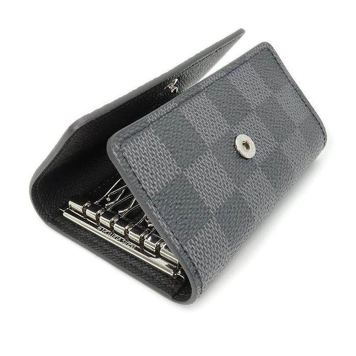 【美品】ヴィトン ダミエ グラフィット ミュルティクレ6 ６連 キーケース LOUIS VUITTON（ルイ・ヴィトン） 【ルイヴィトン ミュルティクレ6