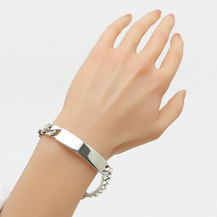 Tiffany & Co. メイカーズ　シルバー925 IDブレスレット VINTAGE】TIFFANY&Co. ティファニー ID ブレスレット 《シルバー925
