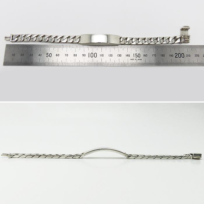 【 ティファニー IDブレスレット 】 TIFFANY&Co. 925 シルバー 50.6g ヴィンテージ 中古 26-1-3 逸品質屋 丸高 甲子園店_3