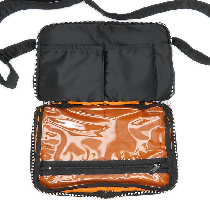 PORTER 【ポーター タンカー ショルダーバッグ】Wジップ ブラック