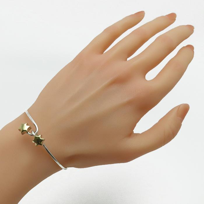 Tiffany & Co. ティファニー バングル k18 シルバー925 TIFFANY&Co.（ティファニー） 【 ティファニー バングル K18 シルバー
