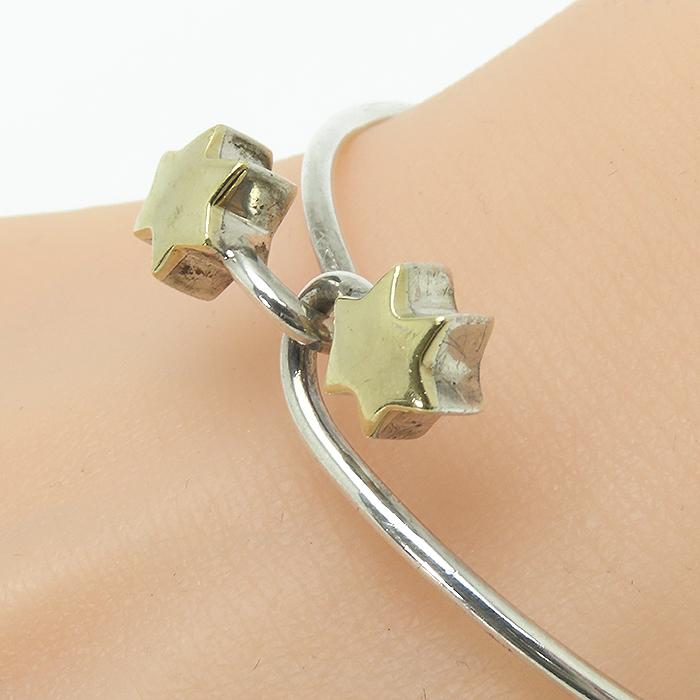 Tiffany & Co. ティファニー バングル k18 シルバー925 TIFFANY&Co.（ティファニー） 【 ティファニー バングル K18 シルバー