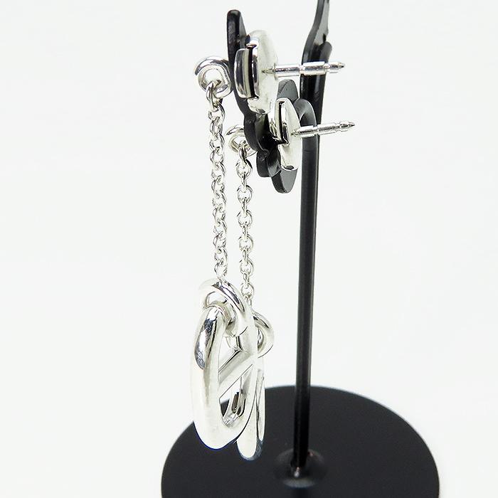 HERMES（エルメス） 【 エルメス Ag925 ピアス 】 シェーヌダンクル