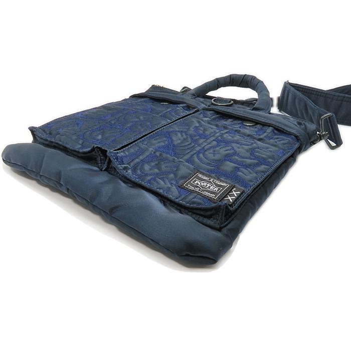 PORTER 【ポーター カウズ】ミニ ヘルメットバッグ コラボ ネイビー