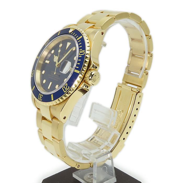 ROLEX（ロレックス） 【ロレックス】金無垢 サブマリーナ 青サブ 16618
