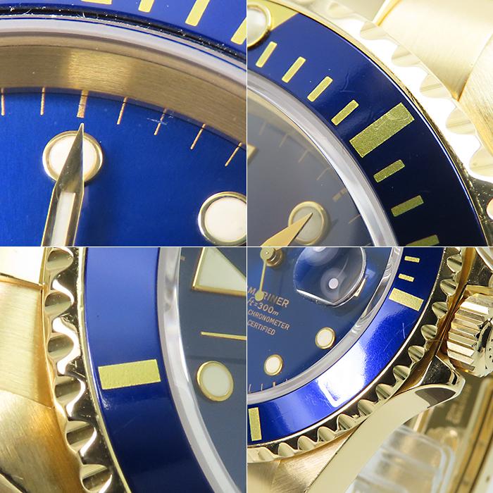 ROLEX（ロレックス） 【ロレックス】金無垢 サブマリーナ 青サブ 16618