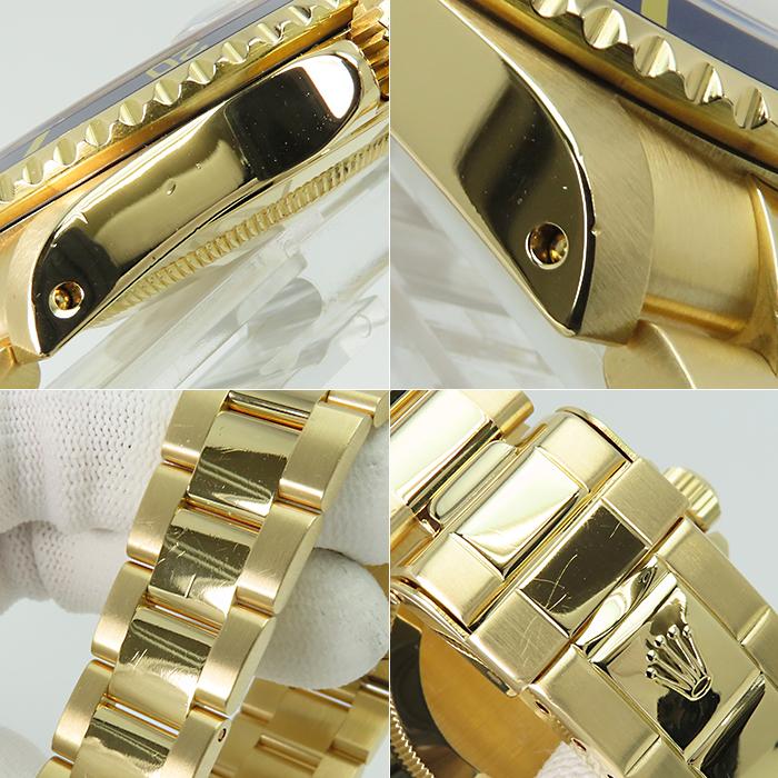 ROLEX（ロレックス） 【ロレックス】金無垢 サブマリーナ 青サブ 16618