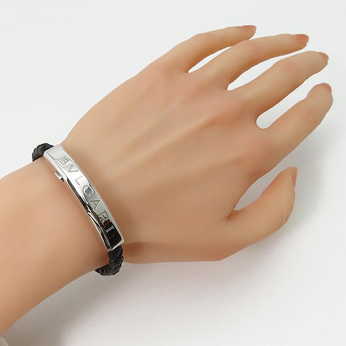BVLGARI（ブルガリ） 【 ブルガリ 】 ブレスレット レザー 925