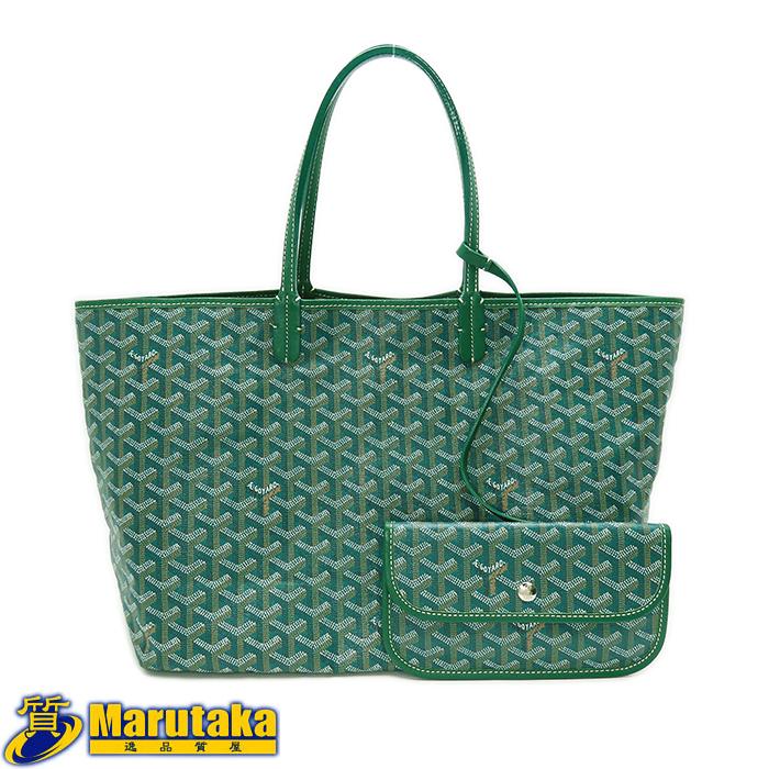 専用GOYARD サンルイ トートバッグ PMサイズグリーン GOYARD（ゴヤール） 【ゴヤール サンルイPM】グリーン トートバッグ