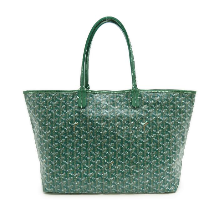 GOYARD　ゴヤール　サンルイ　pm　グリーン　極美品　ポーチ未使用 GOYARD（ゴヤール） 【ゴヤール サンルイPM】グリーン トートバッグ