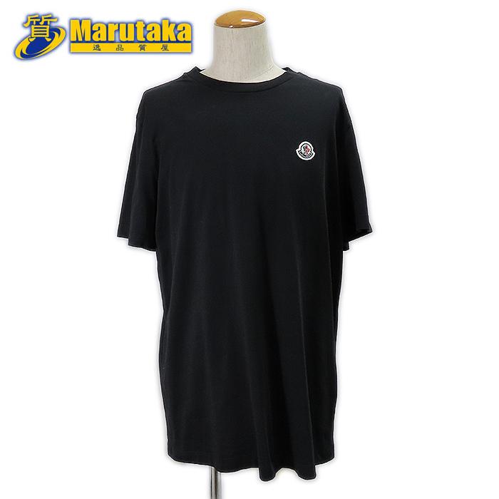 モンクレール　moncler Tシャツ　黒　ブラック MONCLER（モンクレール） 【 モンクレール 】 Tシャツ ブラック 黒 XL