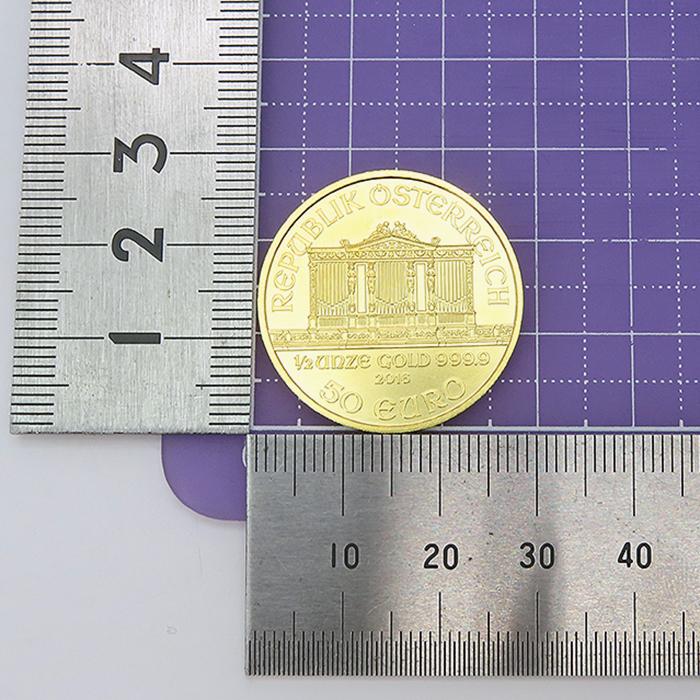 純金 K24 ウィーンコイン 】 24金 金貨 1/2オンス 約15.5g ウィーン