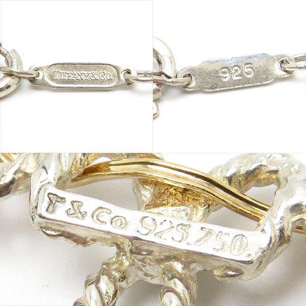 Tiffany & Co. ツイストリボンネックレス k18 TIFFANY&Co.】ティファニー ツイストリボン ネックレス