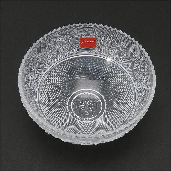 新品未使用　Baccarat クリスタルボウル 大　Lサイズ　花柄彫刻 Baccarat Crystal Vase - Etsy