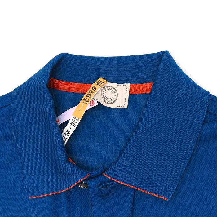 HERMES（エルメス） 【エルメス】半袖 ポロシャツ #S セリエボタン