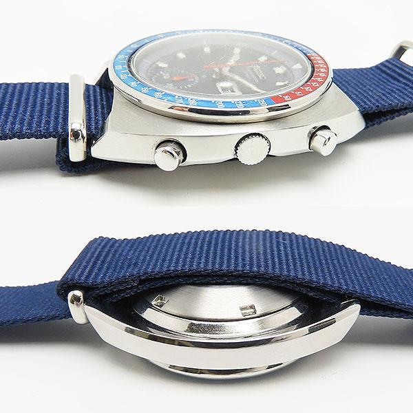 seiko セイコー 6139-6002 青赤ベゼル ケースのみ 部品 SEIKO（セイコー） シングルクロノ 赤青 ベゼル 自動巻 SS 6139-6002