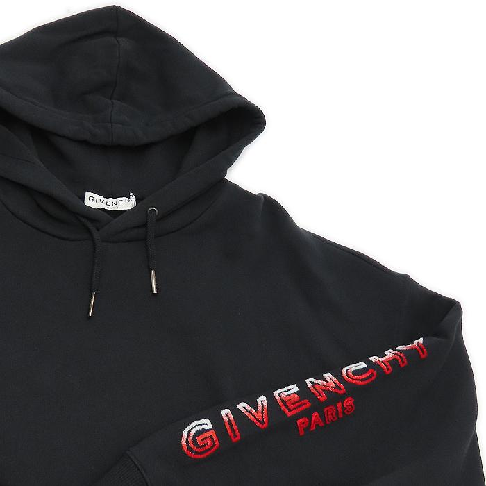 GIVENCHY（ジバンシィ） 【 ジバンシィ 】美品 パイル地ロゴ付パーカー