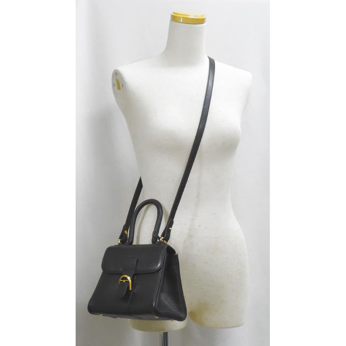 DELVAUX デルヴォー レザー バッグ ブラック ヴィンテージ 希少 DELVAUX（デルヴォー） 【デルヴォー ソンジュ】レザー ハンドバッグ