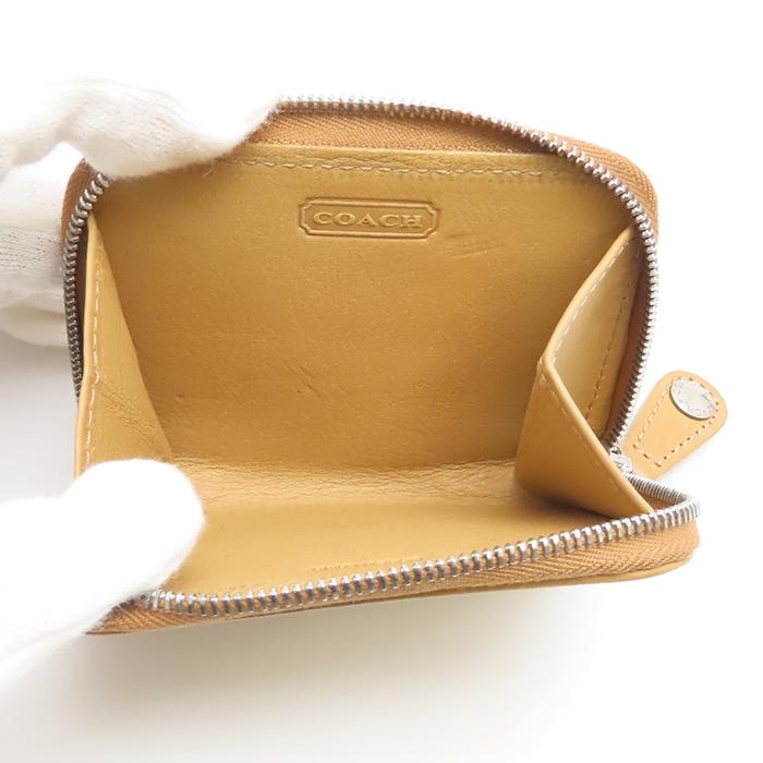 COACH（コーチ） コインケース ラウンドファスナー 小銭入れ レザー