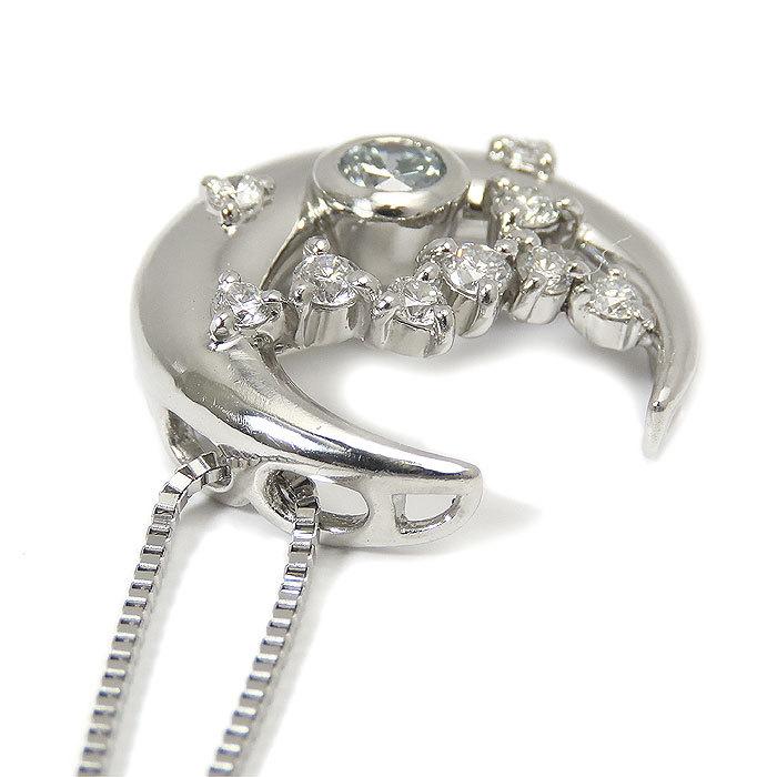 ブルーダイヤモンド プラチナ ネックレス 0.270ct ライトブルー