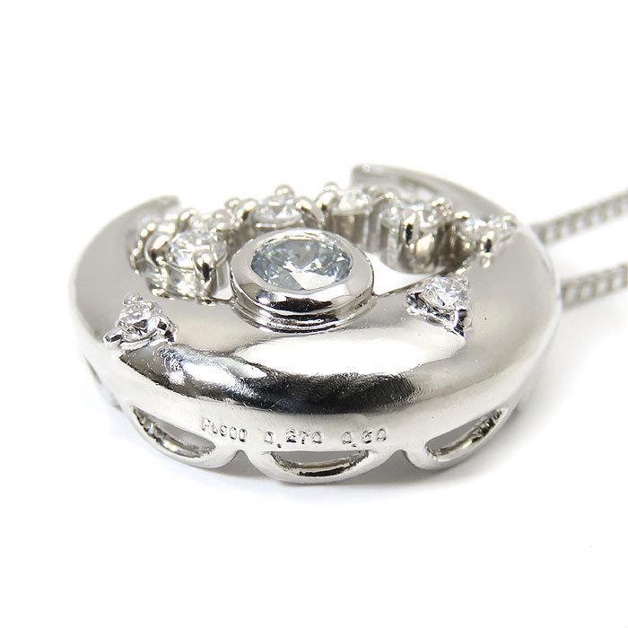 ◯ブルー トリート ダイヤ プラチナ ネックレス◯ ブルーダイヤモンド プラチナ ネックレス 0.270ct ライトブルー