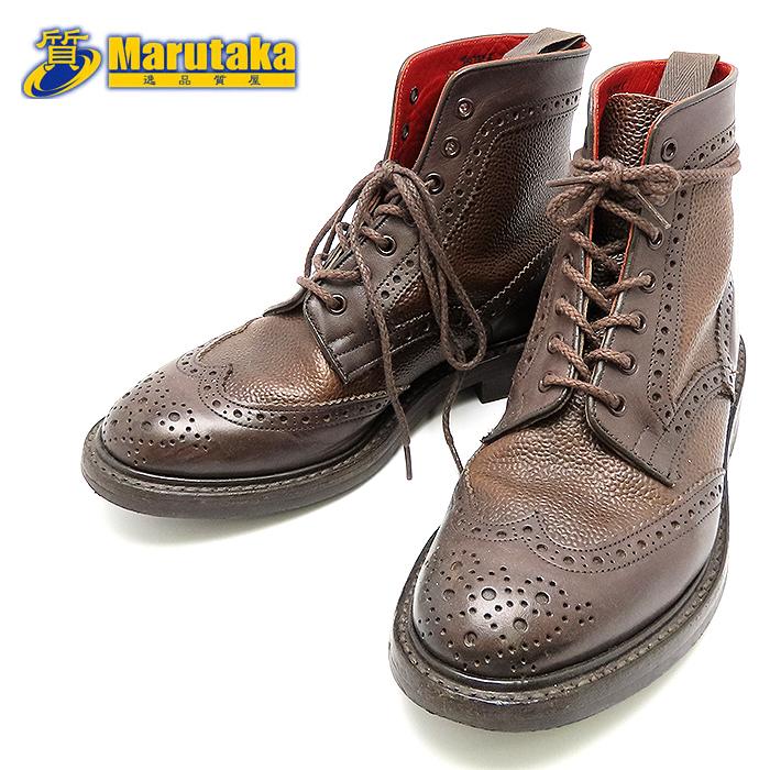 トリッカーズ カントリーブーツ 8.5(27cm程度) 美品☆トリッカーズ SIZE 8.5【貴重☆阪急メンズ別注/M7527/バー