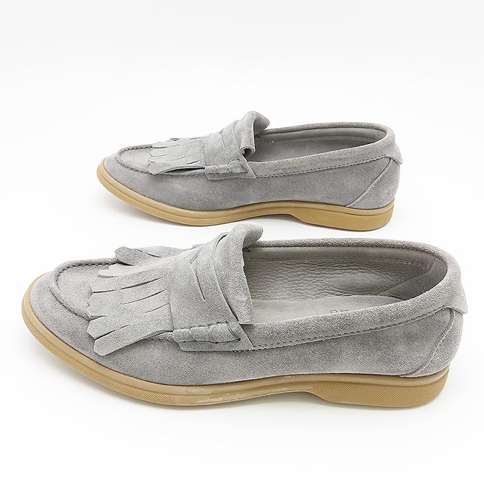 BRUNELLO CUCINELLI ブルネロクチネリ スエードローファー 約24cm #39