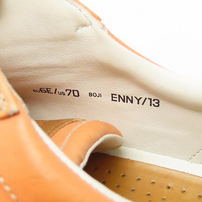 Bally バリー ローカットスニーカー 約25.0cm オレンジ レザー