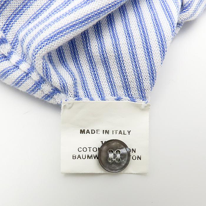 HERMES（エルメス） 送料無料 トップス Mサイズ ボーダー ブルー