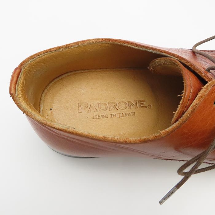 PADRONE（パドローネ） レザー シューズ 革 ブラウン #41 約25.5cm