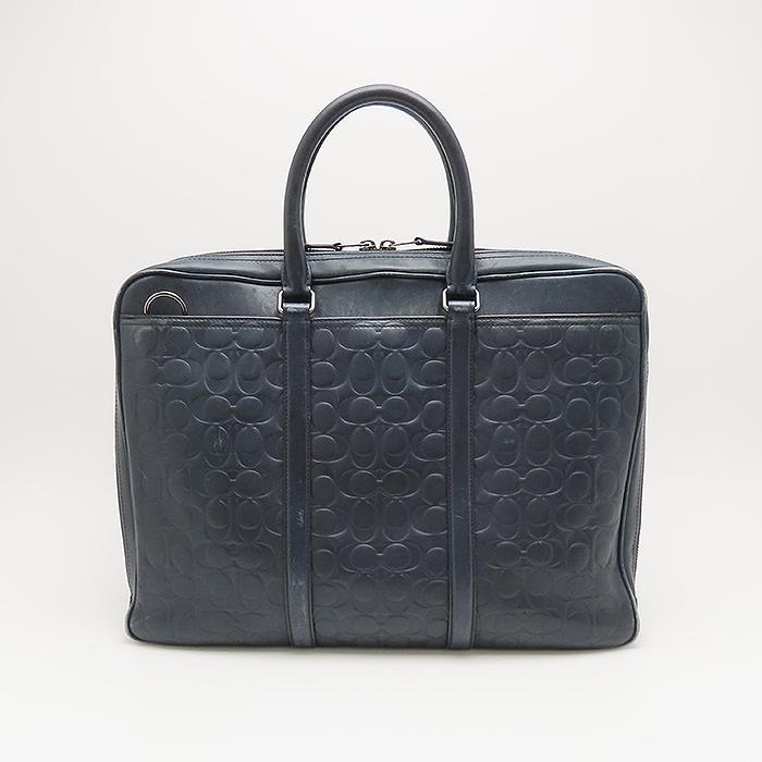 COACH（コーチ） ブリーフケース 書類カバン メンズ ネイビー A4