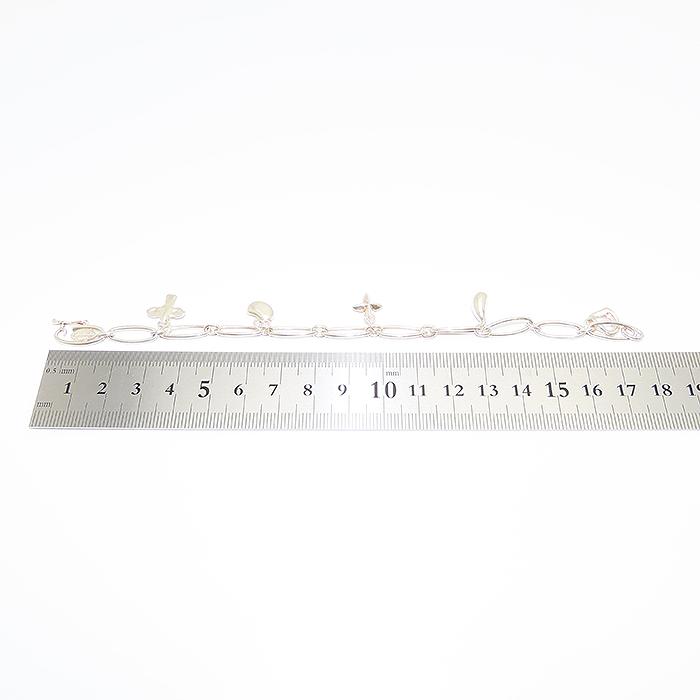 Tiffany 1837 TIFFANY & Co. 5チャーム ブレスレット SV925 18cm