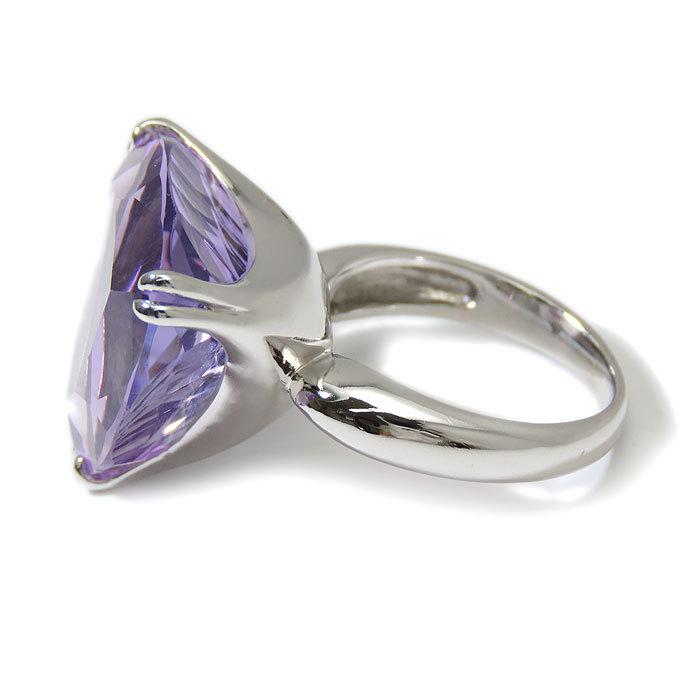 K9ホワイトゴールドWG アメジスト リング K9ホワイトゴールドWG アメジスト リング