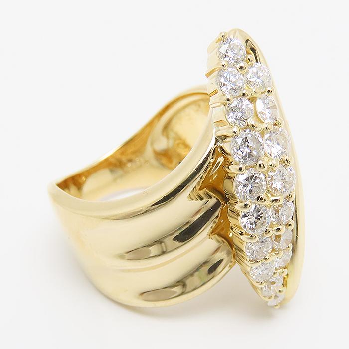 ダイヤモンド リング 12号 鑑別書 K18 D1.00ct 10.3g 逸品質屋 丸高