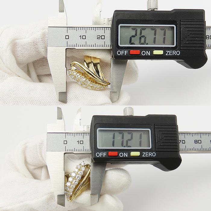 ダイヤモンド リング 12号 鑑別書 K18 D1.00ct 10.3g 逸品質屋 丸高
