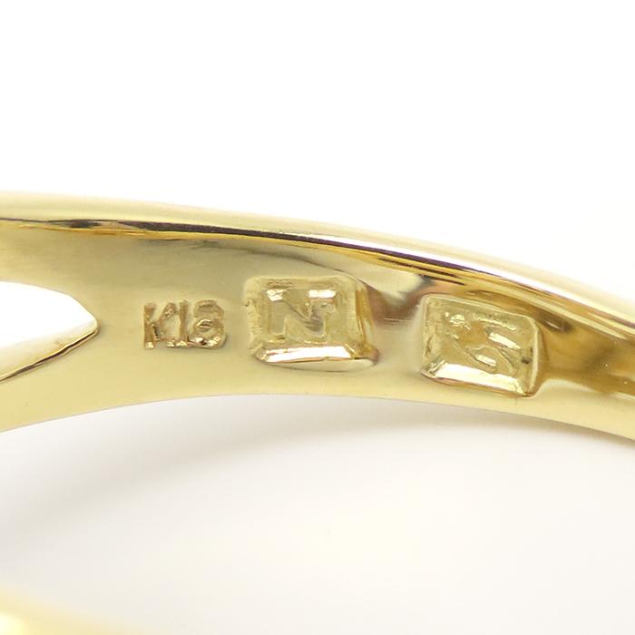 セイコージュエリー クリスタル ダイヤモンド リング K18 16号 9.5g