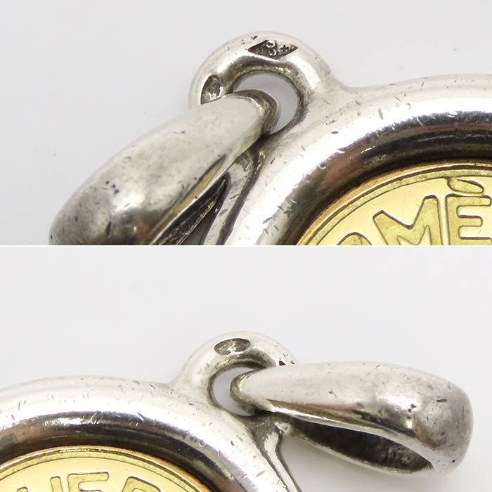 HERMES（エルメス） セリエ ペンダントトップ K18 SV925 6.5g イエロー