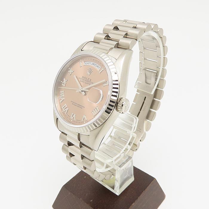 デイデイト ハバナ文字盤 ロレックス 18239 保証書 ROLEX K18 WG 金