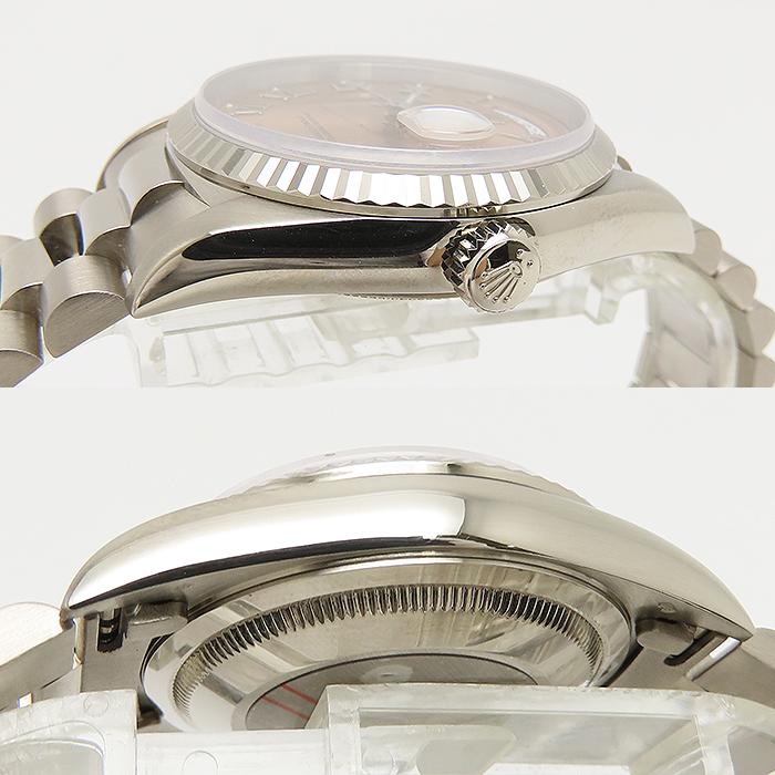 デイデイト ハバナ文字盤 ロレックス 18239 保証書 ROLEX K18 WG 金