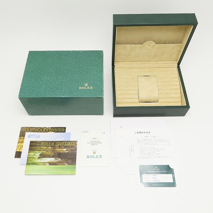 デイデイト ハバナ文字盤 ロレックス 18239 保証書 ROLEX K18 WG 金