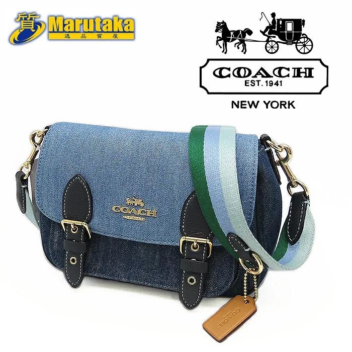 COACH（コーチ） 送料無料 ショルダー バッグ デニム C8583 ブルー