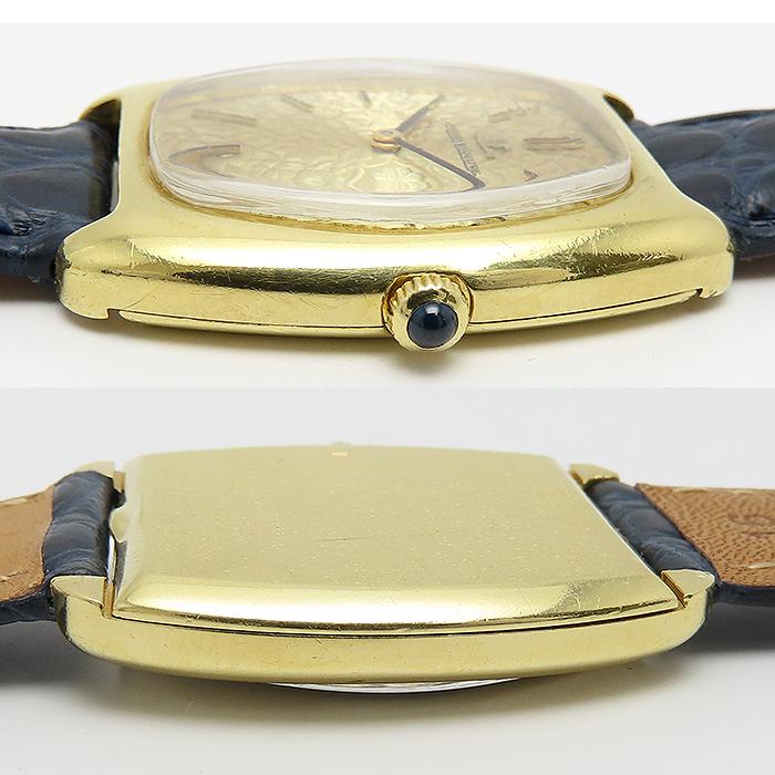 JAEGER-LECOULTRE（ジャガー・ルクルト） 送料無料 K18 彫金 手巻