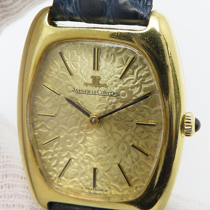 JAEGER-LECOULTRE（ジャガー・ルクルト） 送料無料 K18 彫金 手巻