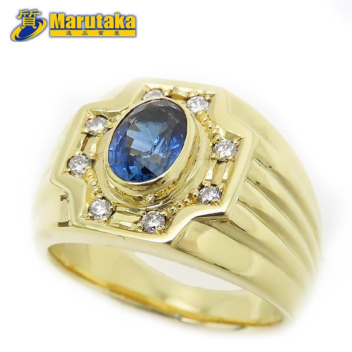 k18 ダイヤモンド　サファイア　リング k18サファイアリング