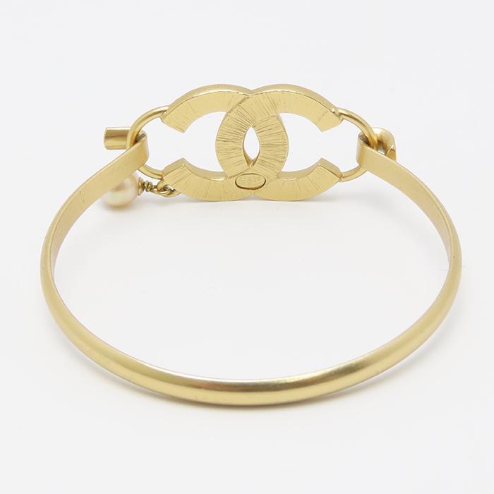 CHANEL（シャネル） バングル 02P ココマーク ラインストーン GP