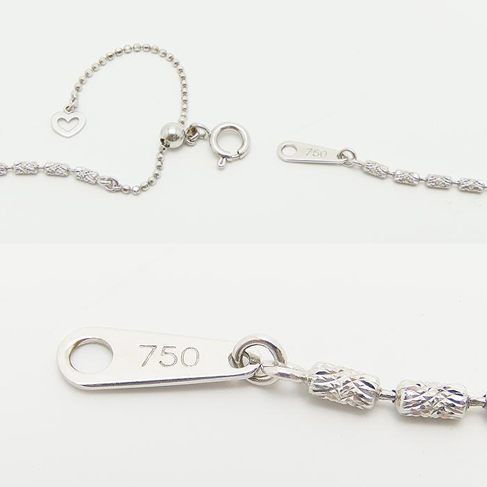 ペリドット ダイヤ ネックレス 45cm 鑑別書 750WG Pt900 P13.19ct D 