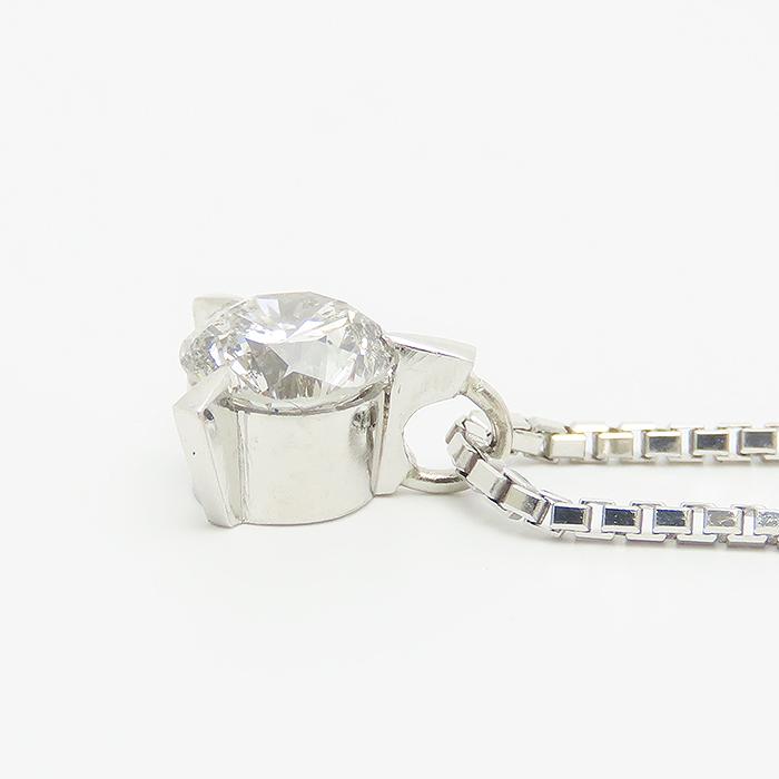 ダイヤモンド プチネックレス 40cm 0.548ct 逸品質屋 丸高 尼崎市 1粒