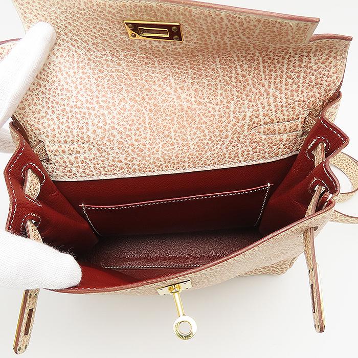 HERMES エルメス ケリーアドPM ブッフルスキッパー ピンク